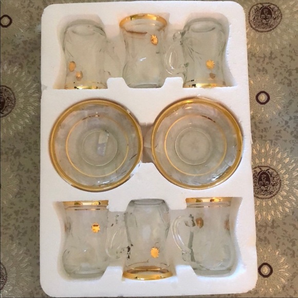 4 Sets-Turkish Tea Cups - Picture 10 of 10